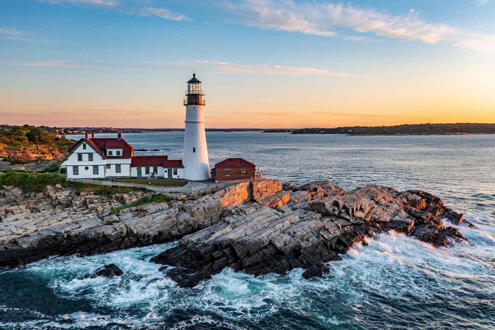 Lighthouse on the coast